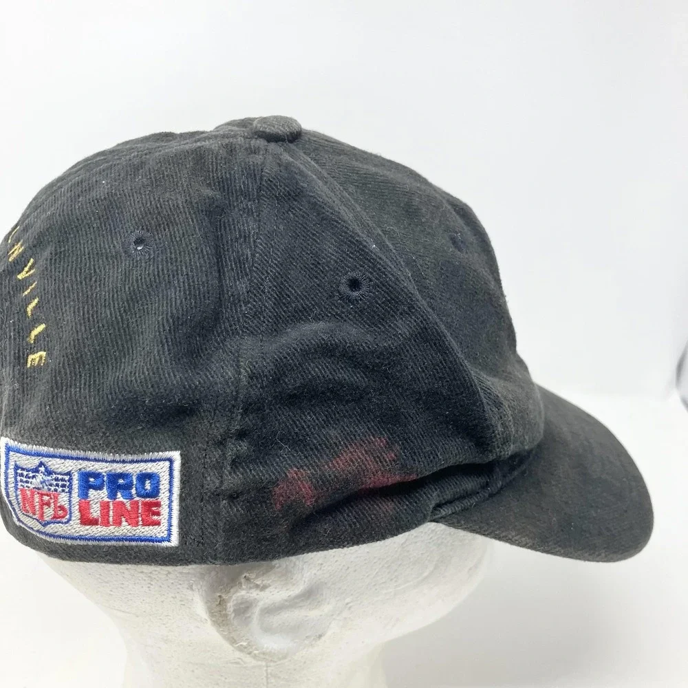 Vintage Jacksonville Jaguars Hat Cap Snap Back Mens One Size Black NFL Nike‎ 90s